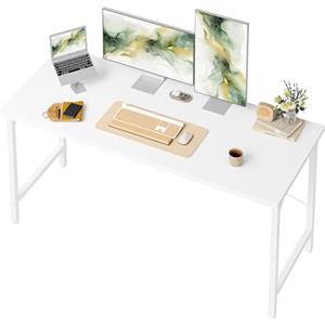 BEXEVUE Scrivania, 120 x 48 cm, piccolo tavolo per computer, tavolo da ufficio per studio, camera da letto, design industriale, struttura in metallo, tavolo in legno, per casa e ufficio