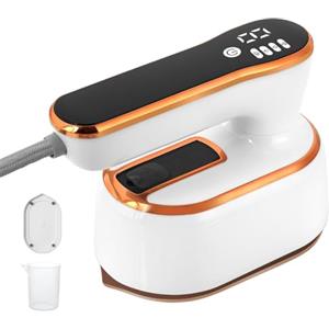 AUAUY Dampfbügeleisen, 1000 W Reise Steamer Dampfglätter, Faltbares Kompaktes Tragbares Reisebügeleisen, Handbügelmaschine Trocken Nassbügeln Dampf Kleines Bügeleisen Dampf für Zuhause und Unterwegs