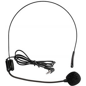 Retekess T130 T130U Microfono Cablato da 3,5 mm Flessibile per Dispositivo Audio AUX e Microfono per Cuffie con Amplificatore Vocale per Guide Turistiche, Insegnanti, Allenatori