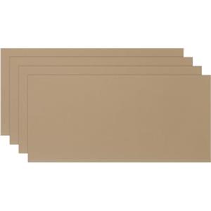 QUARKZMAN 4pz Toppa Autoadesiva per Materasso ad Aria Nastro Riparazione Impermeabile Rettangolare per Materasso ad Aria Casa Gonfiabile Prodotto Gonfiabile Tenda Albicocca (8x4 Pollici)