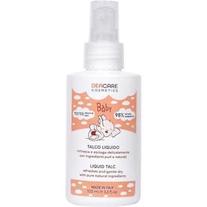 Deacare Baby TALCO LIQUIDO NATURALE per bambini e neonati. Previene arrossamenti da pannolino, asciuga e rinfresca la pelle dopo il bagnetto. 100 ml