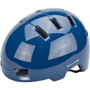 ABUS Casco da città Skurb - Casco da bici robusto per l'uso quotidiano, il pattinaggio, la BMX o il longboarding