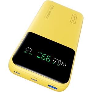 INIU Power Bank, 25000mAh 140W Powerbank Ricarica Rapida, Potente Caricabatterie Portatile USB-C Compatibile con Phone & Laptop, Essenziale per il Viaggio Esterno Adatto a Uomini e Donne, Giallo
