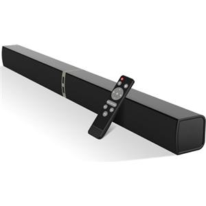 HoYLluDLL 2.0 Canal Soundbar per televisori, 32 pollici Soundbar 2 in 1 divisibile per televisori con 3 modalità EQ e suono surround 3D, altoparlanti Bluetooth 5.3, ARC/Optical/AUX, KY2020D