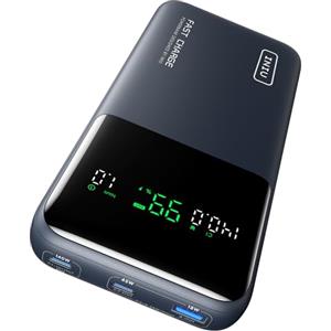 INIU Power Bank, 25000mAh 140W Powerbank Ricarica Rapida, Mini Caricatore Portatile USB C Input & Output Compatibile con Phone & Laptop, Essenziale per il Campeggio Adatto a Uomini e Donne, Blu