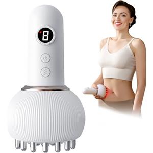 AISEELY Massaggiatore Anti Cellulite Professionale, 9 Livelli Dispositivo Radiofrequenza Calore Massaggiatore Anticellulite, Riduce il Dolore Muscolare, per Pancia, Vita, Gambe, Glutei, Braccia