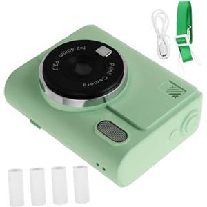 Toddmomy Mini Fotocamera Istantanea per Portatile e Leggera con Stampa Termica Colori per Scuola e Viaggi Include Carta Fotografica