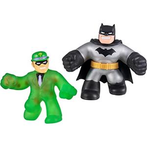 Heroes of Goo Jit Zu - Confezione Versus Batman e Riddler, Figure Elastici e Squishy da 11 cm per Bambini di 4-8 Anni
