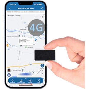 TKMARS Mini GPS con APP Localizzatore Spia - Microchip Nascosto Tracker per Auto, Bambini, Anziani e Valigia - Monitoraggio in Tempo Reale Senza Abbonamento