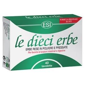 Esi Le Dieci Erbe 40 Tavolette