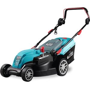 K&S Könner&Söhnen Tosaerba elettrico KS 38LM, potenza 1400 W, velocità a vuoto 3250 giri/min, larghezza di taglio 380 mm, altezza di taglio 25-75 mm, 5 posizioni, scatola raccolta erba 40 l