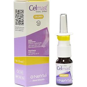 Celmast Spray Nasale per Bambini 15 ml - Indicato per Riniti e Rinosinusiti Allergiche e Non Allergiche