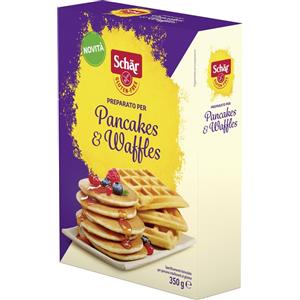 Schar Preparato Pancakes & Waffles Senza Glutine 350 g - Ideale per Pancakes e Waffles