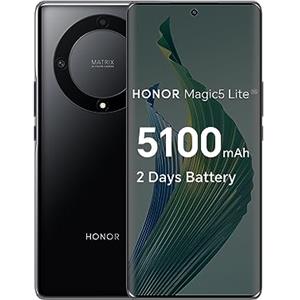 Honor Magic5 Lite 5G, Dual, 256GB 8GB Ram, Midnight Black