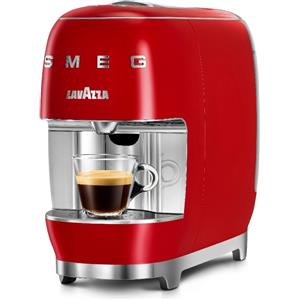 SMEG MACCHINA CAFFE LAVAZZA A MODO MIO, 50 s STYLE ROSSO