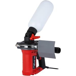 BLSTR Sander - Sabbiatrice portatile manuale, senza compressore - per metallo, legno e vetro - disco in ceramica - puntatore laser per levigatura di precisione - compatibile con Sand 0,2-0,5 mm