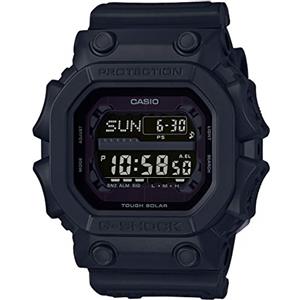 Casio G-SHOCK Orologio 20 BAR, Nero, con Ricezione Segnale Radio e Funzione Solare, Digitale, Uomo, GX-56BB-1ER