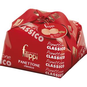 Panettone Damerino Classico Arancia candita e Uvetta 1 Kg Pasticceria Filippi