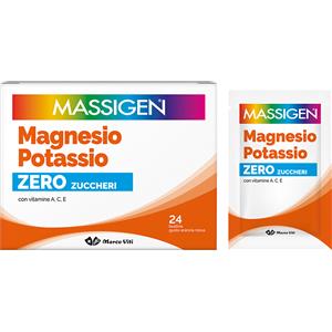 MARCO VITI FARMACEUTICI SpA Marco Viti Massigen Magnesio Potassio Zero Zuccheri 24 Buste