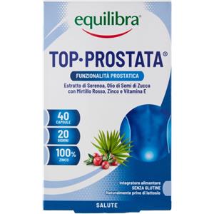EQUILIBRA Srl Equilibra Top Prostata 40 Perle - Integratore Benessere Uomo