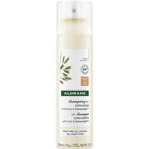 KLORANE (Pierre Fabre It. SpA) Klorane Shampoo Secco all' Avena e Ceramide per Capelli Scuri - Shampoo secco extra delicato - 150 ml - Nuova formula