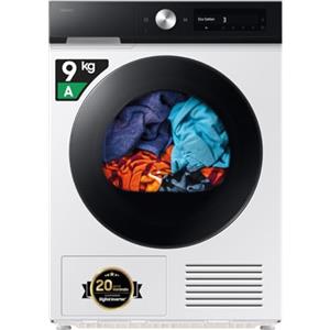 Samsung Asciugatrice Bespoke AI DV90DB7845GE/U3, 9 kg, Pompa di Calore, Wifi, QuickDrive, AI Dry, Sensore Optimal Dry, Display AI Control, Carica Frontale, 60L x 85H x 60P cm