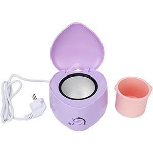 YUYTE Mini scaldacera professionale,Scaldacera elettrico professionale per tutti i tipi di cera,con pentola in silicone,per tutti i tipi di ceretta su gambe,braccia,viso e bikini
