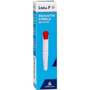 Angelini Linea F Provetta Sterile per Urine 150 ml - Contenitore in plastica resistente e trasparente