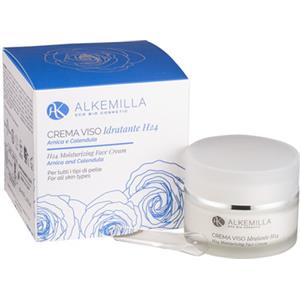 Alkemilla Crema Viso Idratante H24 50 ml - Rivitalizzante e Lenitiva per Pelli Normali e Miste