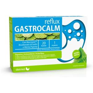 Dietmed GastroCalm Reflux - Integratore Alimentare per il Reflusso con Minerali, 20 Bustine