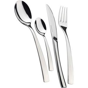 Bugatti Servizio Posate 24 Pz Tendence in Acciaio Inox 18/10 - Set Elegante per 6 Persone