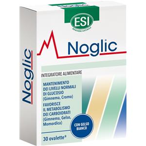 ESI NOGLIC 30 Ovalette - Integratore Alimentare con Gelso Bianco, Momordica e Gimnema per il Controllo del Glucosio