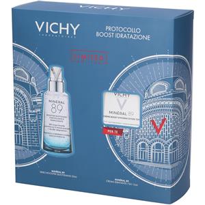 Vichy Cofanetto Boost Idratazione: Minéral 89 Siero 50ml Crema 15ml per Pelle Idratata e Rimpolpata