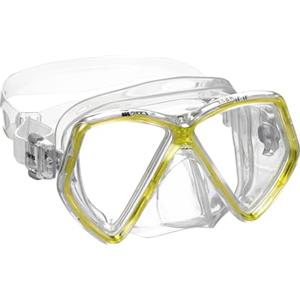 Mares Zephir Jr, Maschera da Snorkeling Unisex Bambini, Giallo, Taglia Unica