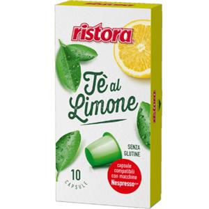 Ristora Capsule Tè al Limone - Compatibili Nespresso - Disponibili in vari formati