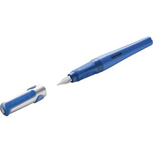Pelikan Penna stilografica originale per destrorsi, larghezza pennino M, colore: Blu