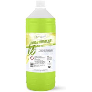 Guestcare Detersivo Pavimenti Profumato 1 Litro Detergente Pavimenti Profumato per tutti i Pavimenti, Superfici Dure e Delicate (1 Pezzo, Citronella)