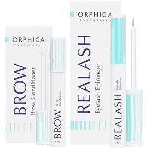 ORPHICA Brow & Realash Set - Siero per ciglia 3 ml + Siero per sopracciglia 4 ml - Crescita Intensiva Lash Serum Booster, Siero Allungante - Conditioner con Peptidi Attivi
