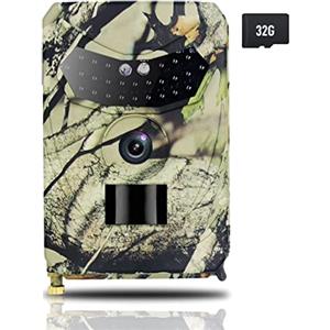 scosao Camera da Caccia Fotocamera 12mp 1080p, Fototrappola Notturna Infrarossi per Animali 50 ft 850nm IR LEDs e Movimento Attivato 0.2S, Videocamera da Caccia e Grandangolare 120 °, Impermeabile