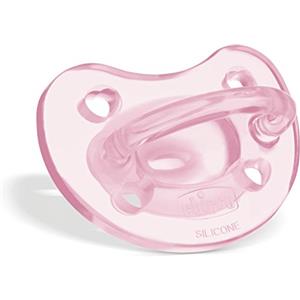 Chicco PhysioForma Ciuccio in Silicone 16-36 Mesi, 1 Pezzo - Gommotto Morbido e Delicato, Supporta la Respirazione Fisiologica e Favorisce il Corretto Sviluppo della Bocca, Colori Assortiti, Rosa