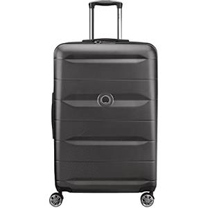 DELSEY PARIS - COMETE PLUS - Valigia rigida da cabina 55 cm x 40 cm x 20 cm - 35 L - S Slim - Nero