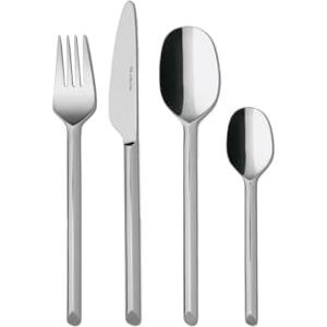 Villeroy & Boch Set di posate Like 16pz - Design moderno in acciaio inossidabile per 4 persone
