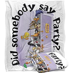 LOGOVISION LOONEY TUNES Copriletto Silky Touch super morbido, 152 x 127 cm