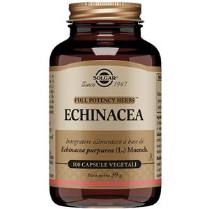 Solgar Echinacea - Integratore Alimentare 100 Capsule Vegetali per Difese Immunitarie