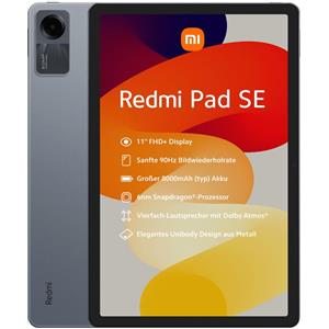 Xiaomi Redmi Pad SE 4GB/128GB Graphite Gray Tablet Da Gaming Grigio