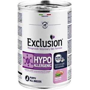 Exclusion Diet Alimento Umido Hypoallergenic per Cuccioli con Maiale e Piselli - 400 g