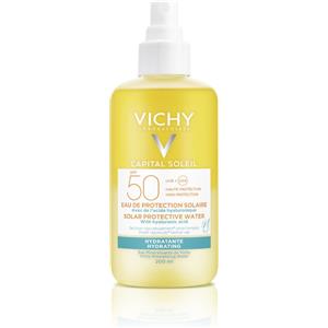 Vichy Capital Soleil Acqua Solare Idratante SPF 50 - Protezione Alta e Idratazione Costante 200ml