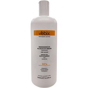 VEBIX Bagnodoccia Active all'Olio di Argan 1000 ml - Deterge e Idrata la Pelle