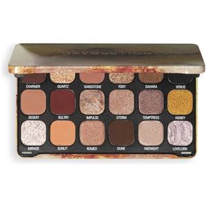 Revolution Beauty London Revolution Beauty, Palette Ombretti Forever Flawless, 18 Tonalità Pigmentate Matt & Brillanti, Vegano & Senza Crudeltà, Bronzo