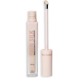 Revolution Beauty London Revolution, Skin Silk Radiant Serum Illuminante Contorno Occhi, Idrata e Leviga con Acido Ialuronico e Squalano, Vegan & Cruelty-Free, Fair Cool, 4ml